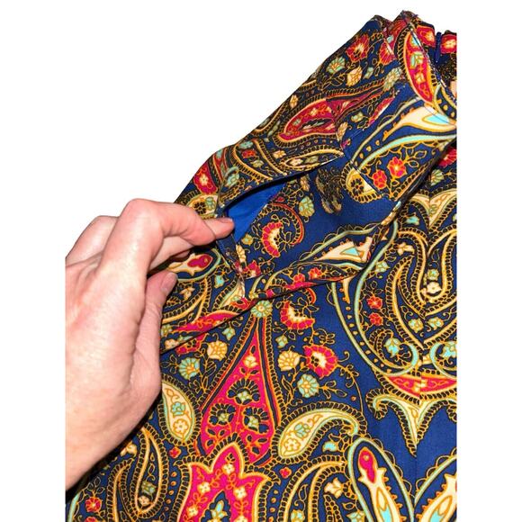 Merona‎ Paisley Print Skirt Colorful Pattern Pencil Skirt Office Career - Picture 6 of 8